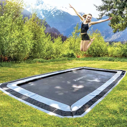 15' x 10' Rectangular North In ground Trampoline