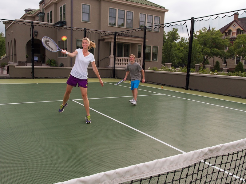 Custom backyard game courts in Tennessee