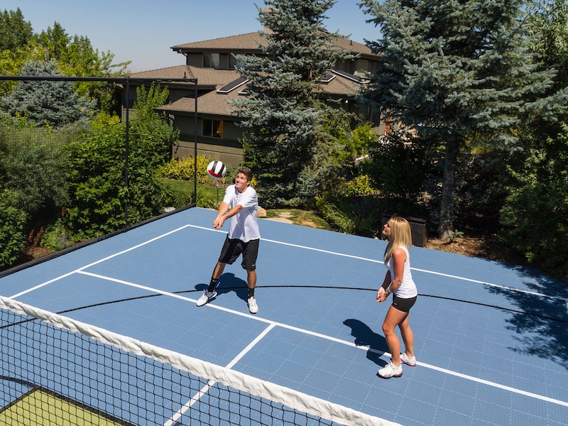 Custom backyard game courts in Tennessee