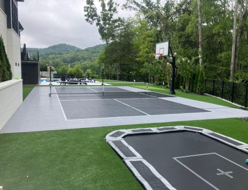 White House Basketball Court/inground